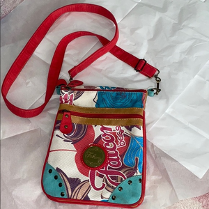 Falconry Pink Red Femme Crossbody‎ Bag
